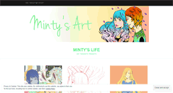 Desktop Screenshot of mintydrawings.wordpress.com