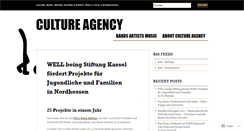 Desktop Screenshot of cultureagency.wordpress.com