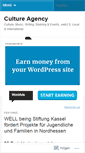 Mobile Screenshot of cultureagency.wordpress.com