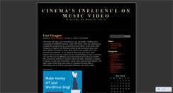 Desktop Screenshot of cinemamusicvideo.wordpress.com