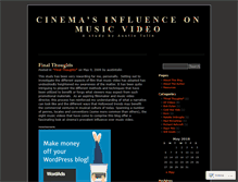 Tablet Screenshot of cinemamusicvideo.wordpress.com