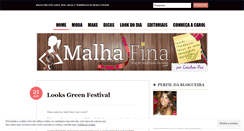 Desktop Screenshot of blogmalhafina.wordpress.com