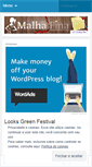 Mobile Screenshot of blogmalhafina.wordpress.com