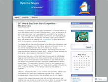 Tablet Screenshot of clydethepenguin.wordpress.com