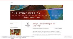 Desktop Screenshot of kerrickterartist.wordpress.com