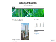 Tablet Screenshot of alatlabglobalindo.wordpress.com