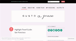 Desktop Screenshot of gustoandgrace.wordpress.com