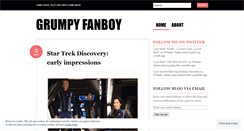 Desktop Screenshot of grumpyfanboy.wordpress.com