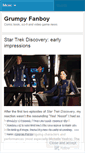 Mobile Screenshot of grumpyfanboy.wordpress.com