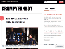 Tablet Screenshot of grumpyfanboy.wordpress.com