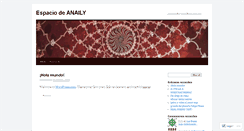 Desktop Screenshot of anaily52.wordpress.com