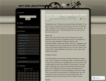 Tablet Screenshot of boygirlrelationship.wordpress.com