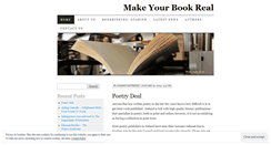 Desktop Screenshot of makeyourbookreal.wordpress.com