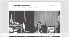 Desktop Screenshot of losoperariosdelplan.wordpress.com