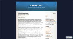 Desktop Screenshot of comicsstudies.wordpress.com