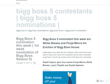 Tablet Screenshot of biggboss5.wordpress.com