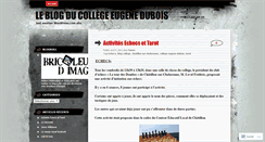 Desktop Screenshot of collegeeugenedubois.wordpress.com