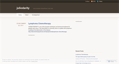 Desktop Screenshot of juliodarity.wordpress.com