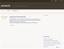 Tablet Screenshot of juliodarity.wordpress.com