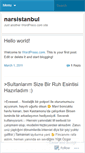 Mobile Screenshot of narsistanbul.wordpress.com