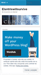 Mobile Screenshot of elantriswillsurvive.wordpress.com