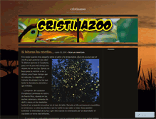 Tablet Screenshot of cristinazoo.wordpress.com