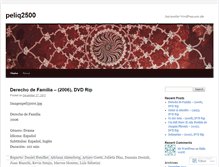 Tablet Screenshot of peliq2500.wordpress.com