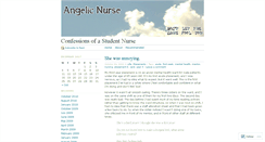 Desktop Screenshot of angelicnurse.wordpress.com