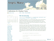 Tablet Screenshot of angelicnurse.wordpress.com