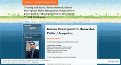 Desktop Screenshot of malaysianspeaker.wordpress.com