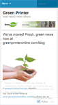 Mobile Screenshot of greenprinter.wordpress.com
