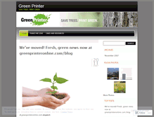 Tablet Screenshot of greenprinter.wordpress.com