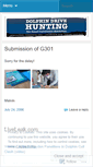 Mobile Screenshot of dolphindrivehunting.wordpress.com