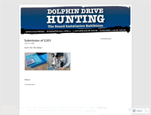 Tablet Screenshot of dolphindrivehunting.wordpress.com