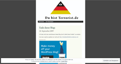 Desktop Screenshot of dubistterrorist.wordpress.com