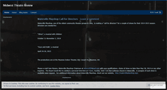 Desktop Screenshot of midwesttheatre.wordpress.com