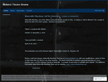 Tablet Screenshot of midwesttheatre.wordpress.com