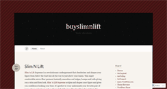 Desktop Screenshot of buyslimnlift.wordpress.com