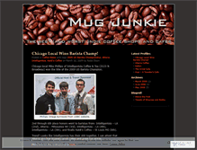 Tablet Screenshot of mugjunkie.wordpress.com