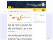 Tablet Screenshot of abigailzamudio.wordpress.com