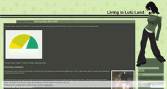 Desktop Screenshot of livinginlululand.wordpress.com