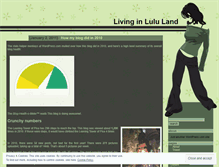 Tablet Screenshot of livinginlululand.wordpress.com