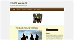 Desktop Screenshot of danskwestern.wordpress.com