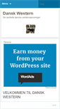 Mobile Screenshot of danskwestern.wordpress.com