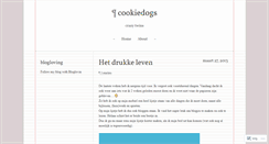 Desktop Screenshot of cookiedogs.wordpress.com