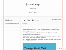 Tablet Screenshot of cookiedogs.wordpress.com