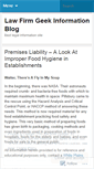 Mobile Screenshot of lawfirminformation.wordpress.com