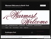 Tablet Screenshot of ilovenorthyork.wordpress.com