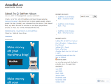 Tablet Screenshot of christianbloch.wordpress.com