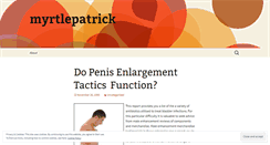 Desktop Screenshot of myrtlepatrick.wordpress.com